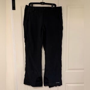 Columbia Black Pants. Large.